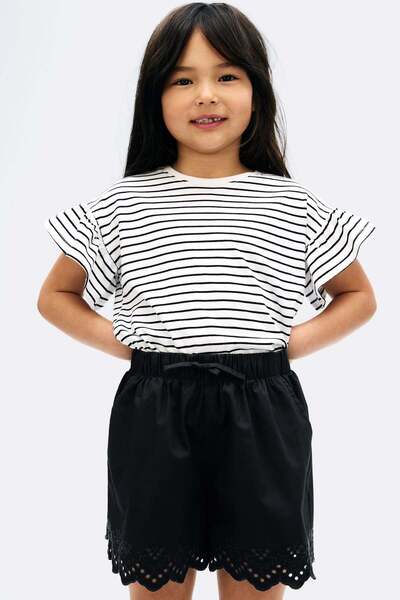 H&M Broderie anglaise cotton shorts