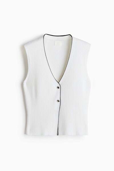 H&M Button-front sweater vest