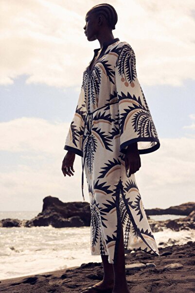 H&M Tie-belt tunic dress