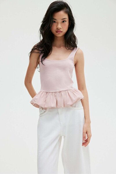 H&M Bubble-hem vest top