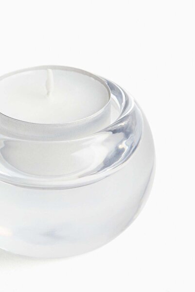 H&M Glass tealight holder