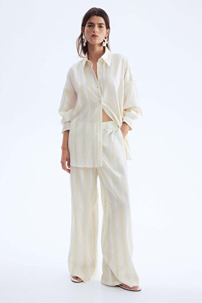 H&M Straight pull-on trousers