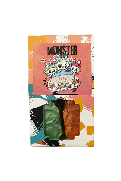 LABUBU Çikolatası Monster Chocolate 4 Çeşit Dolgulu (Labubu Çikolatası 35gr X 4 Adet)