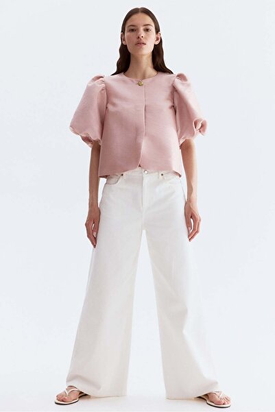 H&M Balloon-sleeved blouse