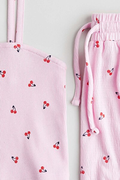 H&M 2-piece strappy top and shorts set