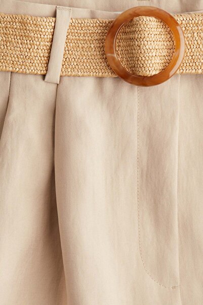 H&M Belted shorts