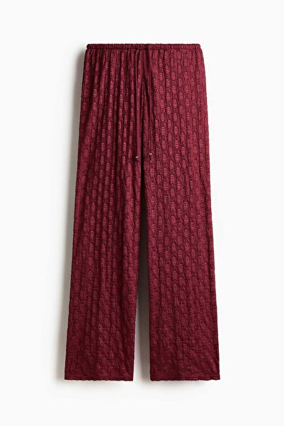 H&M Lace-look drawstring trousers