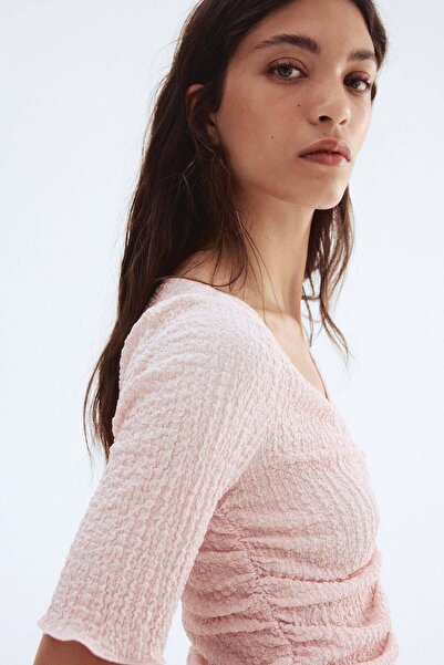 H&M Textured draped top