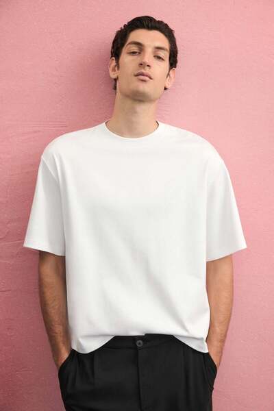 H&M Loose Fit Boxy-style T-shirt
