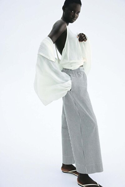 H&M Ankle-length cotton trousers
