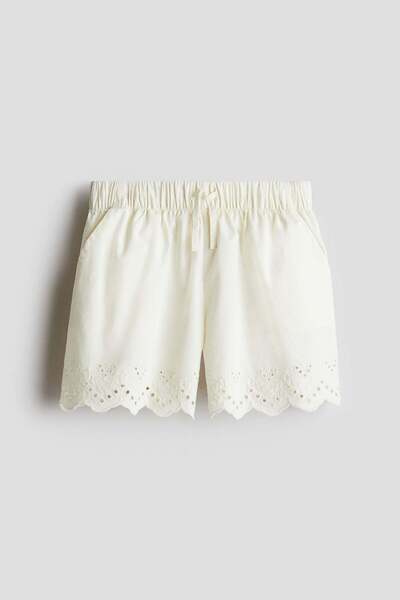H&M Broderie anglaise cotton shorts