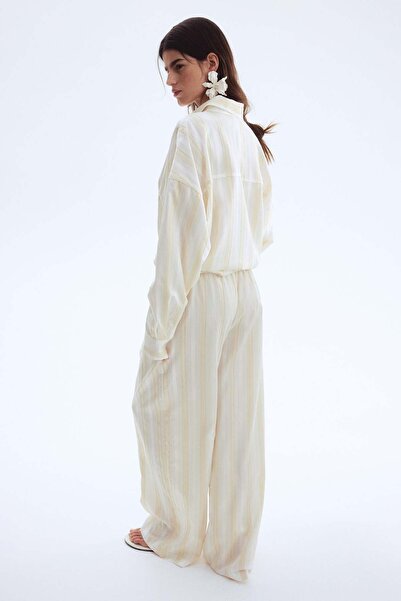 H&M Straight pull-on trousers