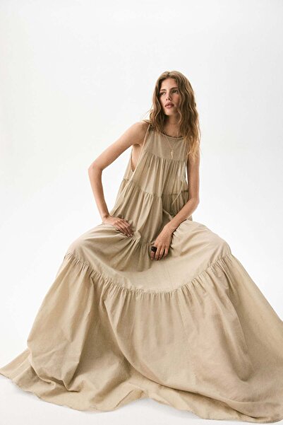 H&M Tiered tie-strap dress