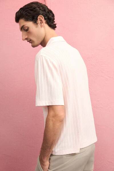 H&M قميص منتجع فضفاض محبوك