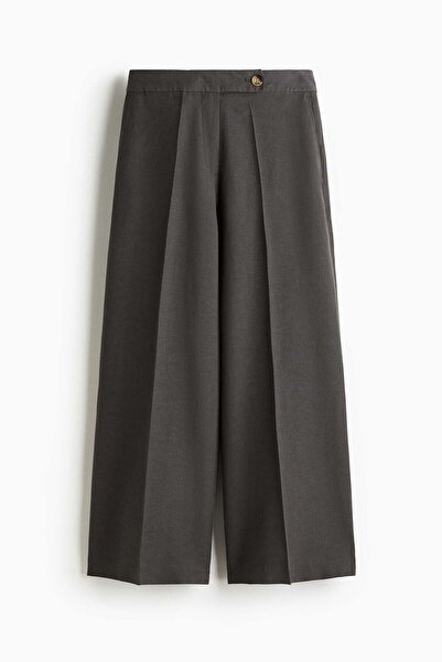 H&M Tailored linen-blend trousers