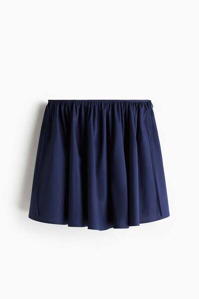 H&M Tie-detail circular mini skirt