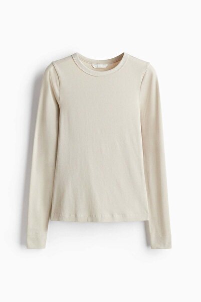 H&M Ribbed modal-blend top