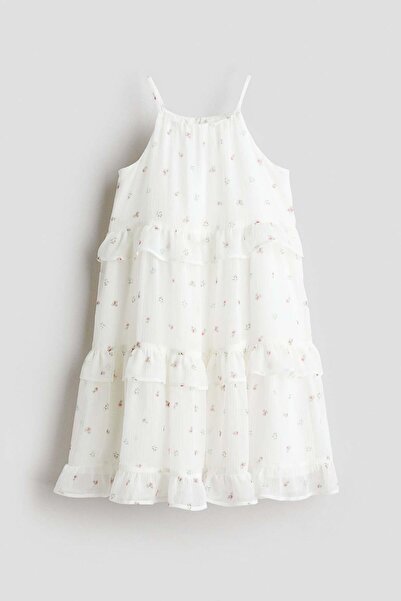 H&M Frill-trimmed strappy dress