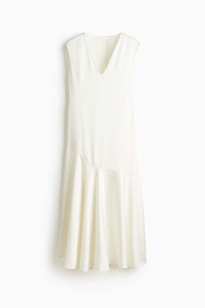H&M V-neck satin dress