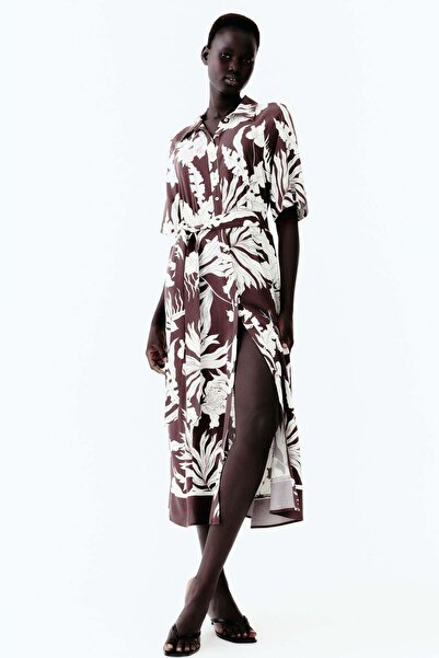 H&M Tie-belt shirt dress