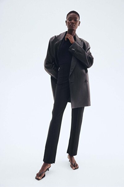 H&M Zip-hem interlock trousers