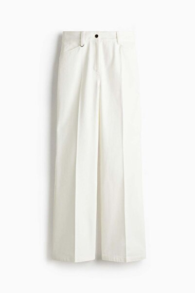 H&M Flared twill trousers