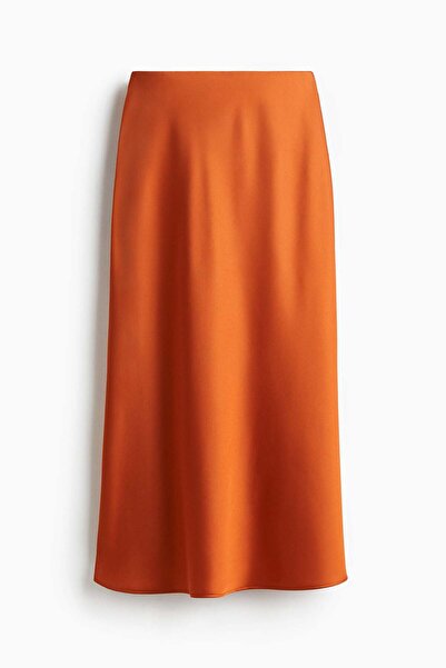 H&M Satin maxi skirt