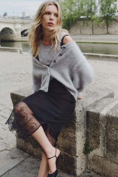 H&M Mohair-blend cardigan