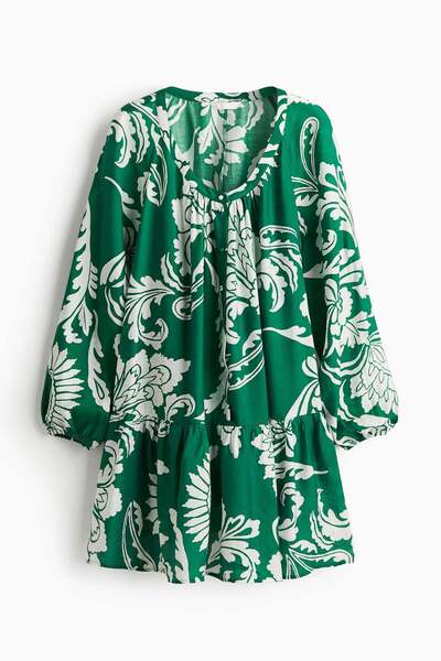 H&M Button-front tunic dress