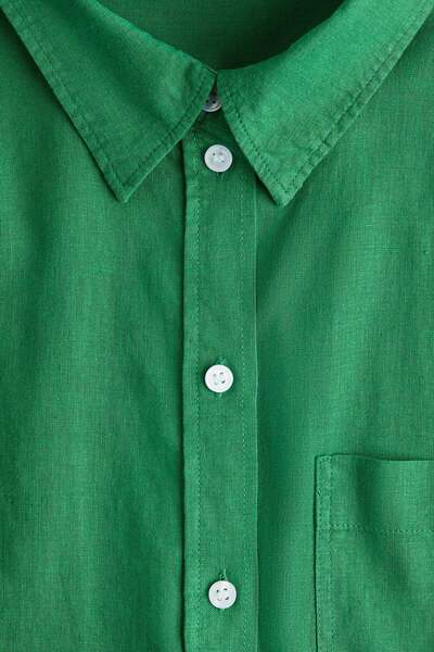 H&M Linen-blend shirt