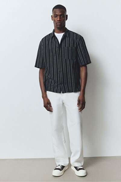 H&M قميص عادي بأكمام قصيرة