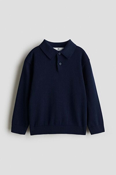 H&M Fine-knit polo shirt