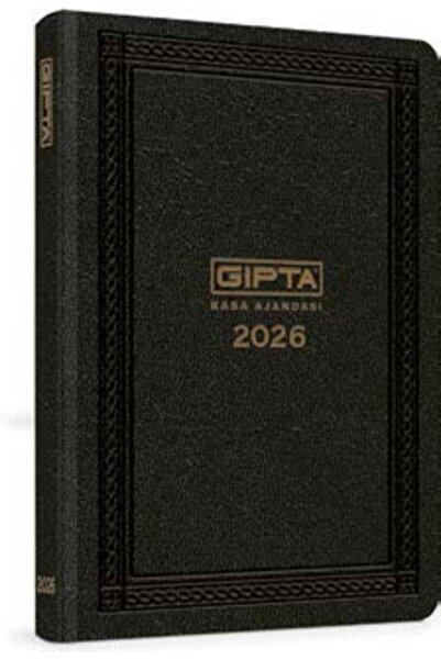 Gıpta 2026 17x24cm Dikişli Kasa Ajandası / TCK-111