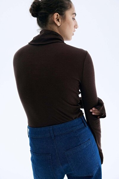 H&M بلوزة صوفية بسحاب