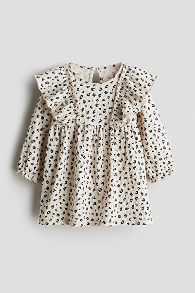 H&M Crinkled cotton dress