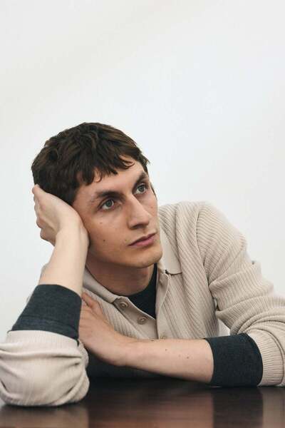 H&M Slim Fit Rib-knit polo shirt