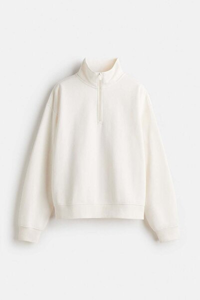 H&M Oversized zip-top sweatshirt