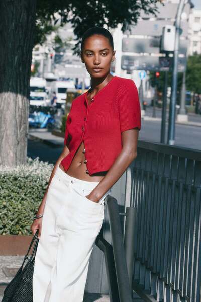 H&M Rib-knit cardigan