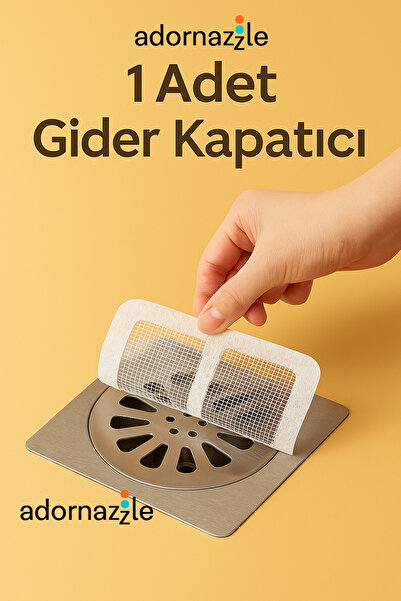 adornazzle 1 Adet Gider Kapatıcı, Pislik Tutucu, Kendinden Yapışkanlı Banyo G...