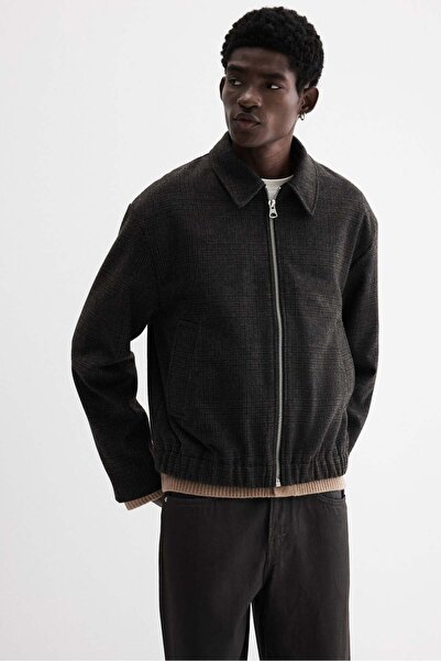 H&M سترة من اللباد بمقاس عادي