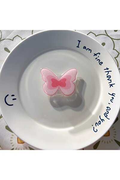 EDELFU Popsocket Yapışkanlı Kelebek Telefon Tutacağı Kelebek Şekilli Akrilik ...