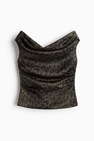 H&M بلوزة مكشوفة الكتفين