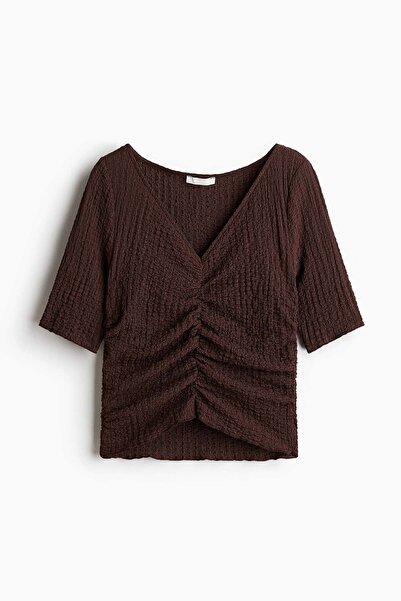 H&M Textured draped top