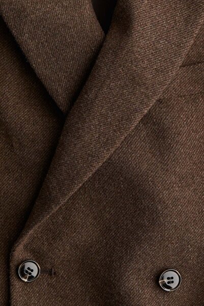 H&M سترة قصة مريحة بأزرار على الجهتين