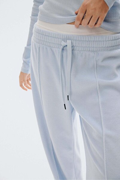 H&M Wide velour joggers