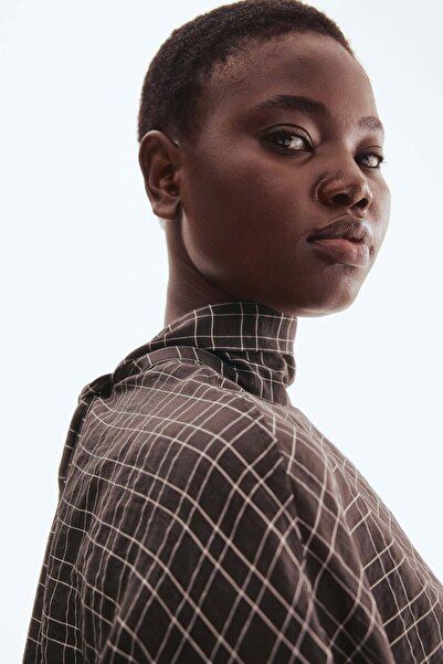 H&M Bow-collar blouse