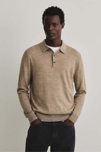H&M Regular Fit Wool polo shirt