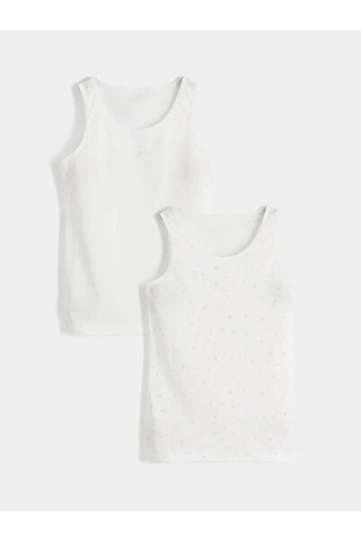 LC Waikiki Σετ μονό για κορίτσια με λαιμόκοψη 2 τεμαχίων (W5)