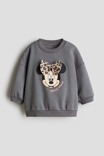 H&M Printed brushed-inside sweatshirt