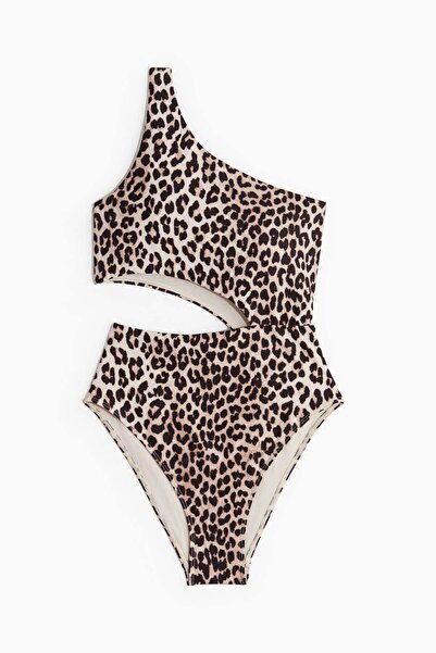 H&M Padded-cup High-leg swimsuit